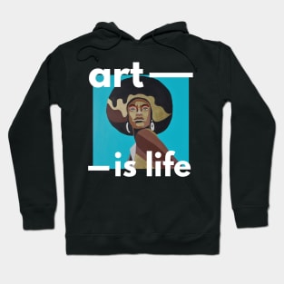 popart style girl Hoodie